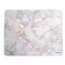 Insten Marble Mouse Pad for Computer Desk High Quality Ultra Thin Reflective Non Slip - White/Rose Gold